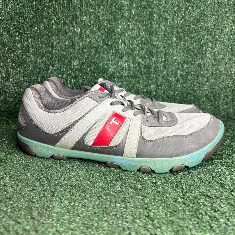 True Linkswear Leather Mesh Spikeless Athletic Golf Shoes Grey Mens Size 11